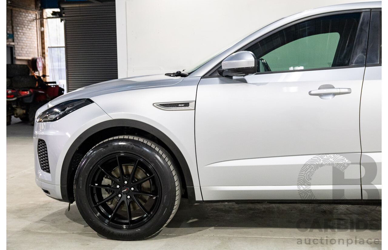 3/2018 Jaguar E-Pace D180 R-Dynamic SE (132kW) (AWD) X540 MY19 4d Wagon Indus Silver Metallic Turbo Diesel 2.0L