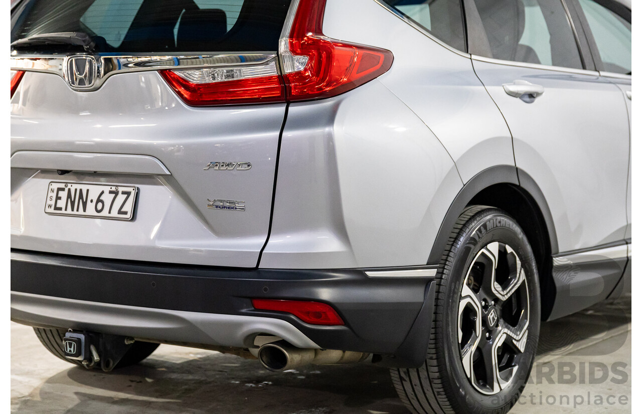 02/2020 Honda CR-V VTi-S (AWD) MY20 4d Wagon Lunar Silver Metallic Turbo 1.5L