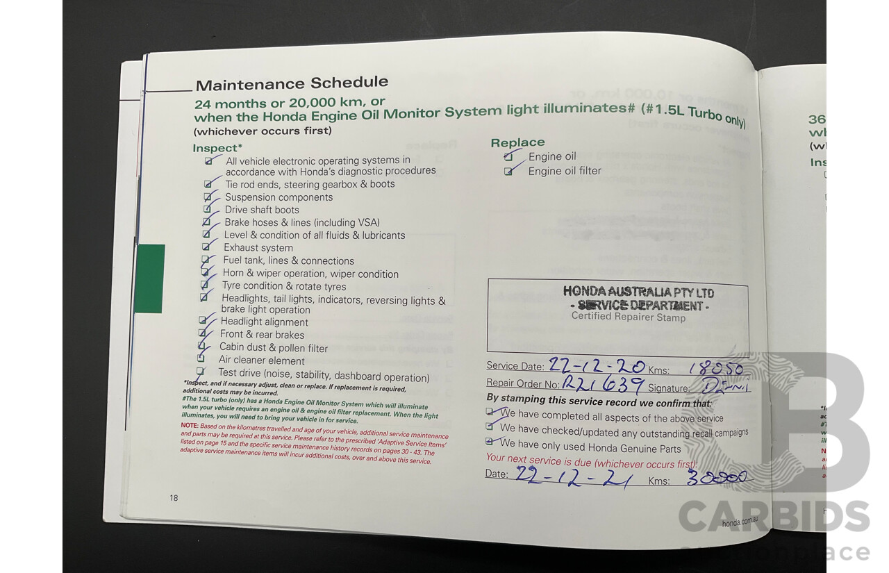 02/2020 Honda CR-V VTi-S (AWD) MY20 4d Wagon Lunar Silver Metallic Turbo 1.5L