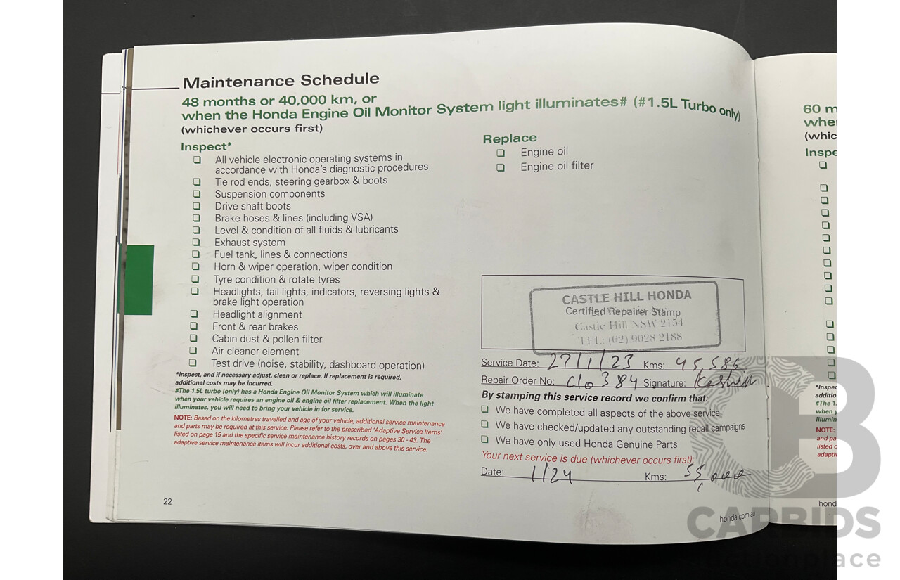 02/2020 Honda CR-V VTi-S (AWD) MY20 4d Wagon Lunar Silver Metallic Turbo 1.5L
