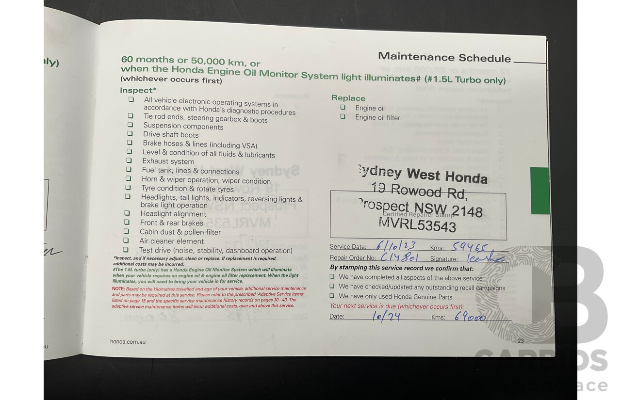 02/2020 Honda CR-V VTi-S (AWD) MY20 4d Wagon Lunar Silver Metallic Turbo 1.5L