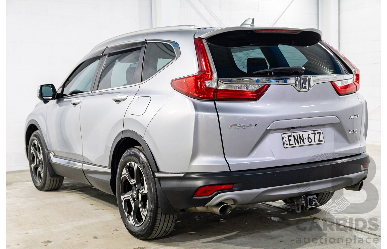 02/2020 Honda CR-V VTi-S (AWD) MY20 4d Wagon Lunar Silver Metallic Turbo 1.5L