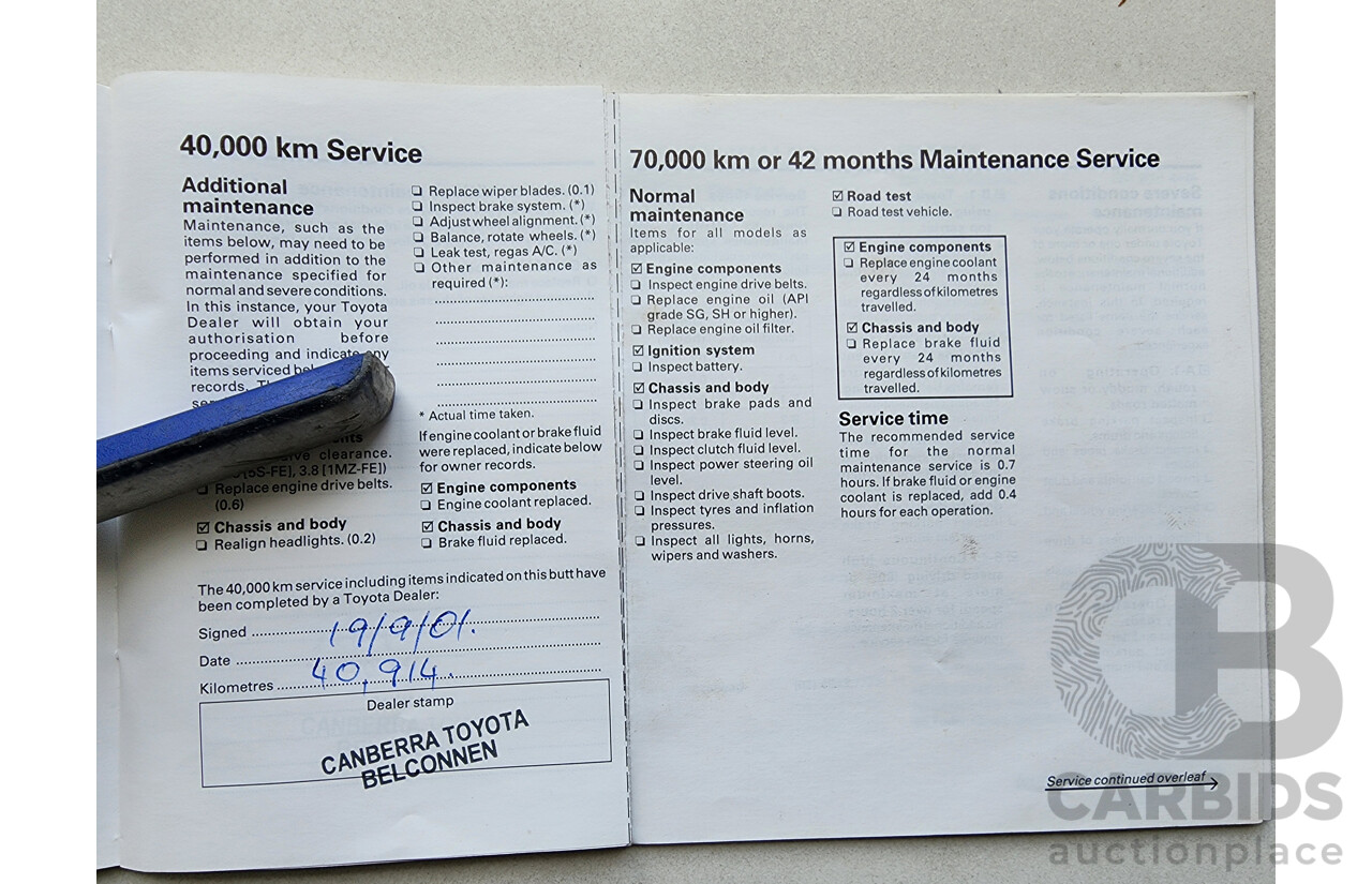 12/1998 Toyota Camry CSi SXV20R 4d Sedan Silver 2.2L