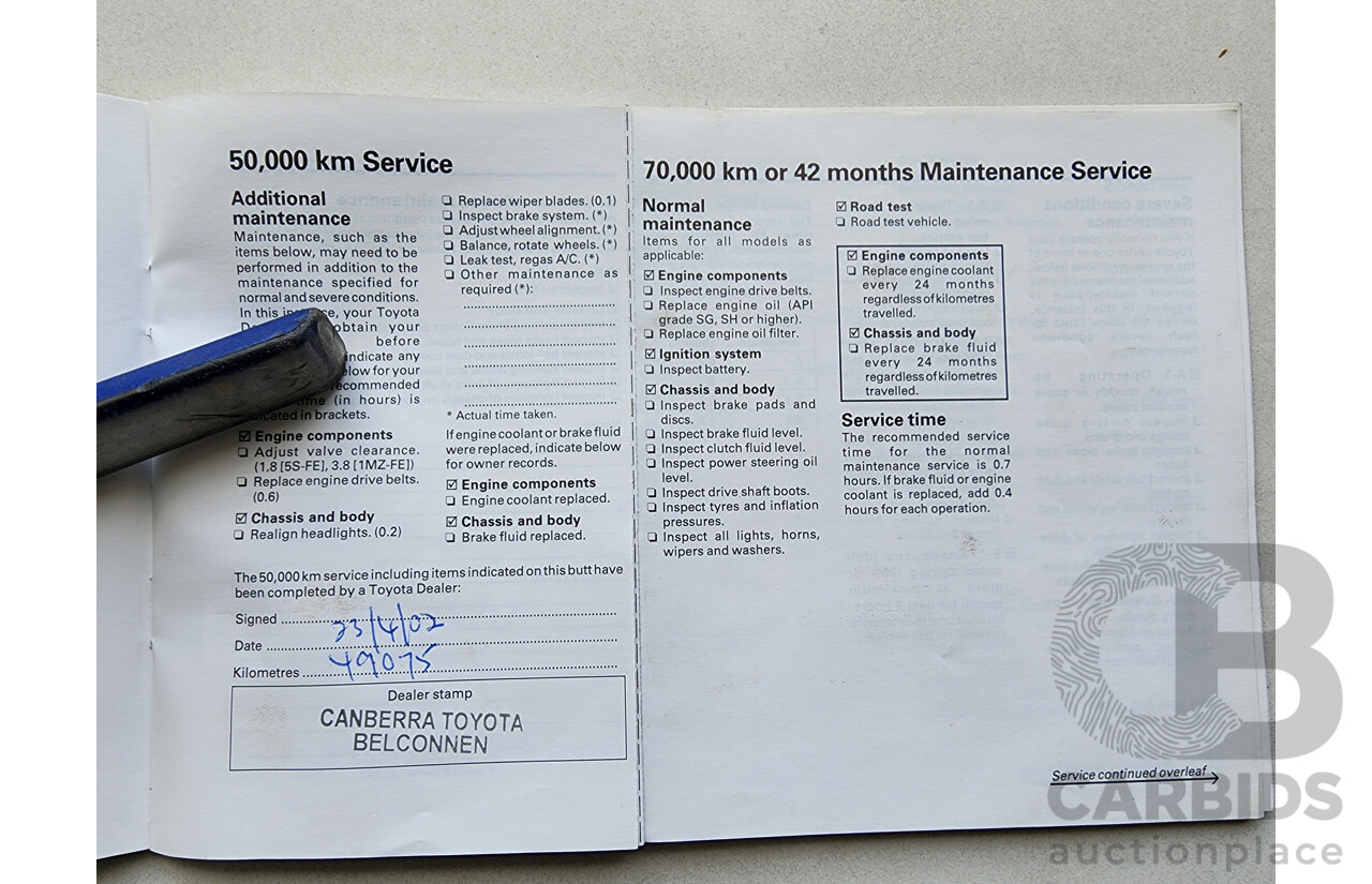 12/1998 Toyota Camry CSi SXV20R 4d Sedan Silver 2.2L