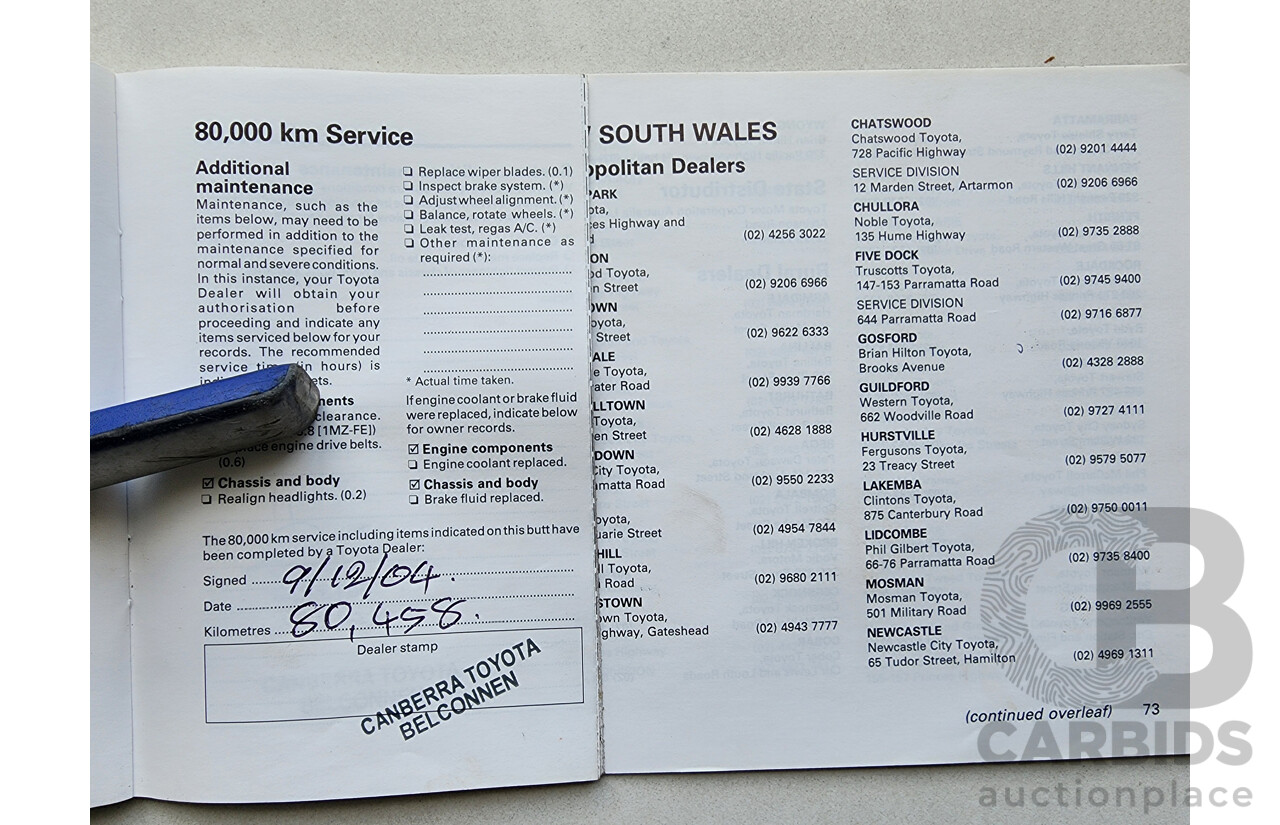 12/1998 Toyota Camry CSi SXV20R 4d Sedan Silver 2.2L