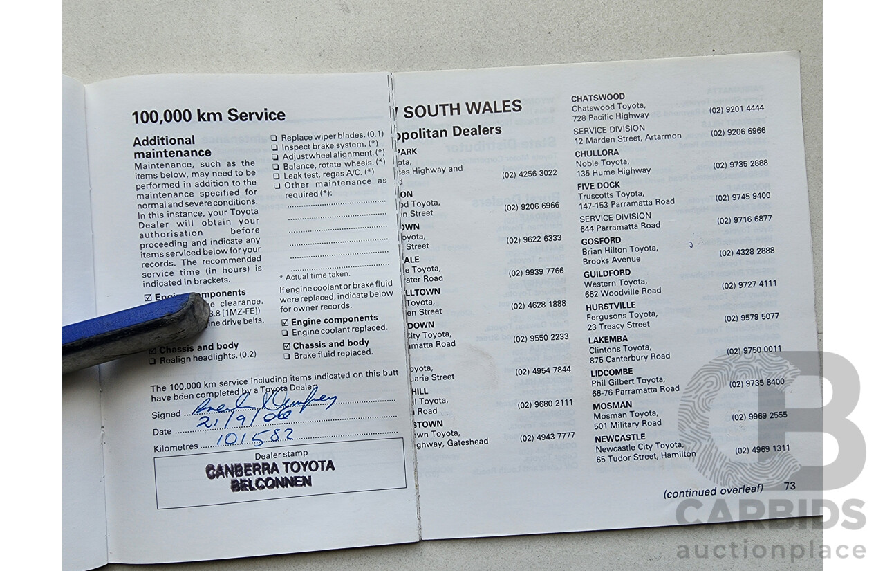 12/1998 Toyota Camry CSi SXV20R 4d Sedan Silver 2.2L