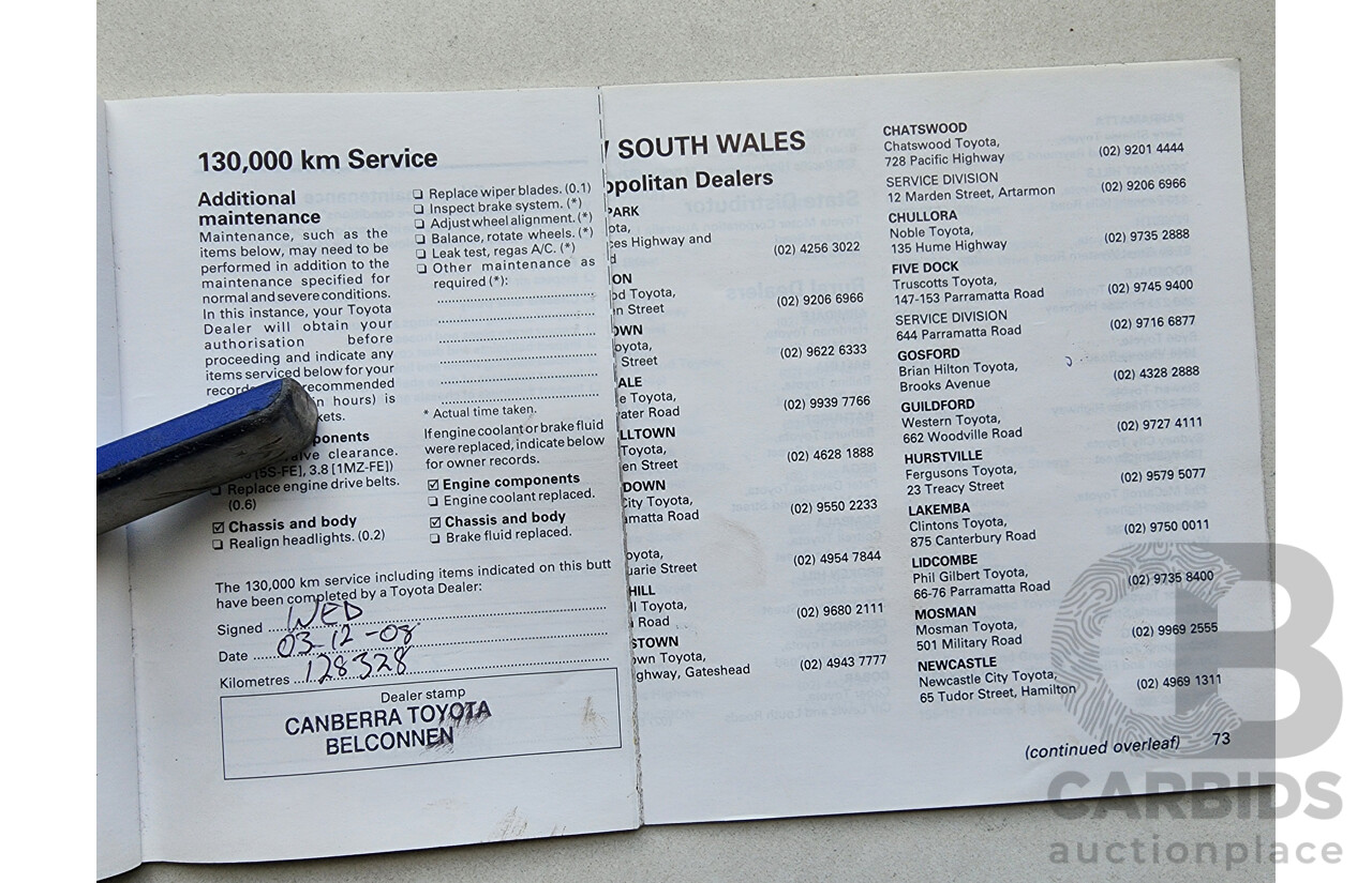 12/1998 Toyota Camry CSi SXV20R 4d Sedan Silver 2.2L