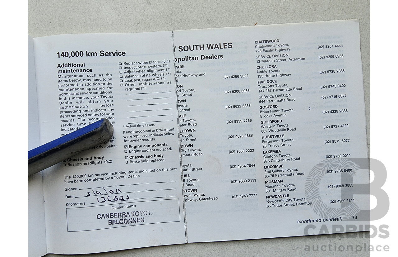 12/1998 Toyota Camry CSi SXV20R 4d Sedan Silver 2.2L