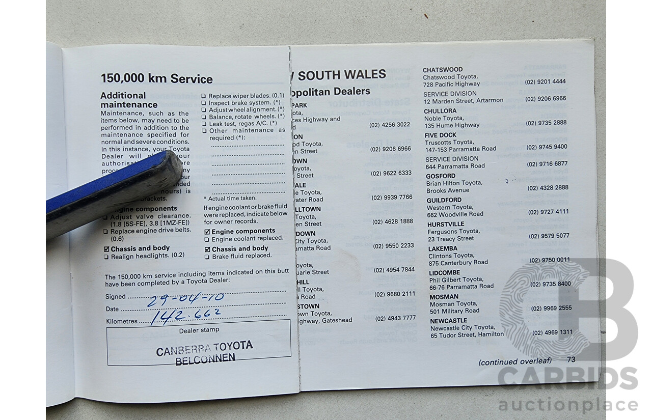 12/1998 Toyota Camry CSi SXV20R 4d Sedan Silver 2.2L