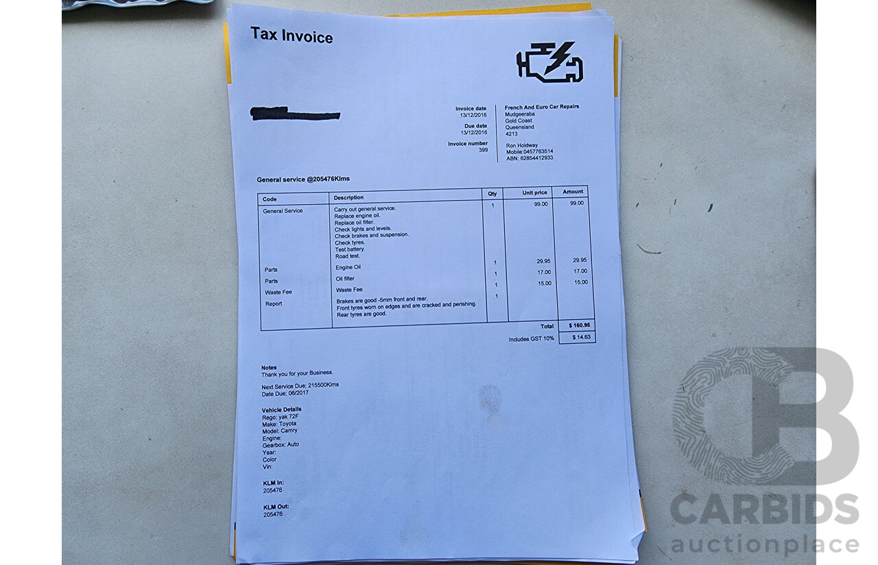 12/1998 Toyota Camry CSi SXV20R 4d Sedan Silver 2.2L