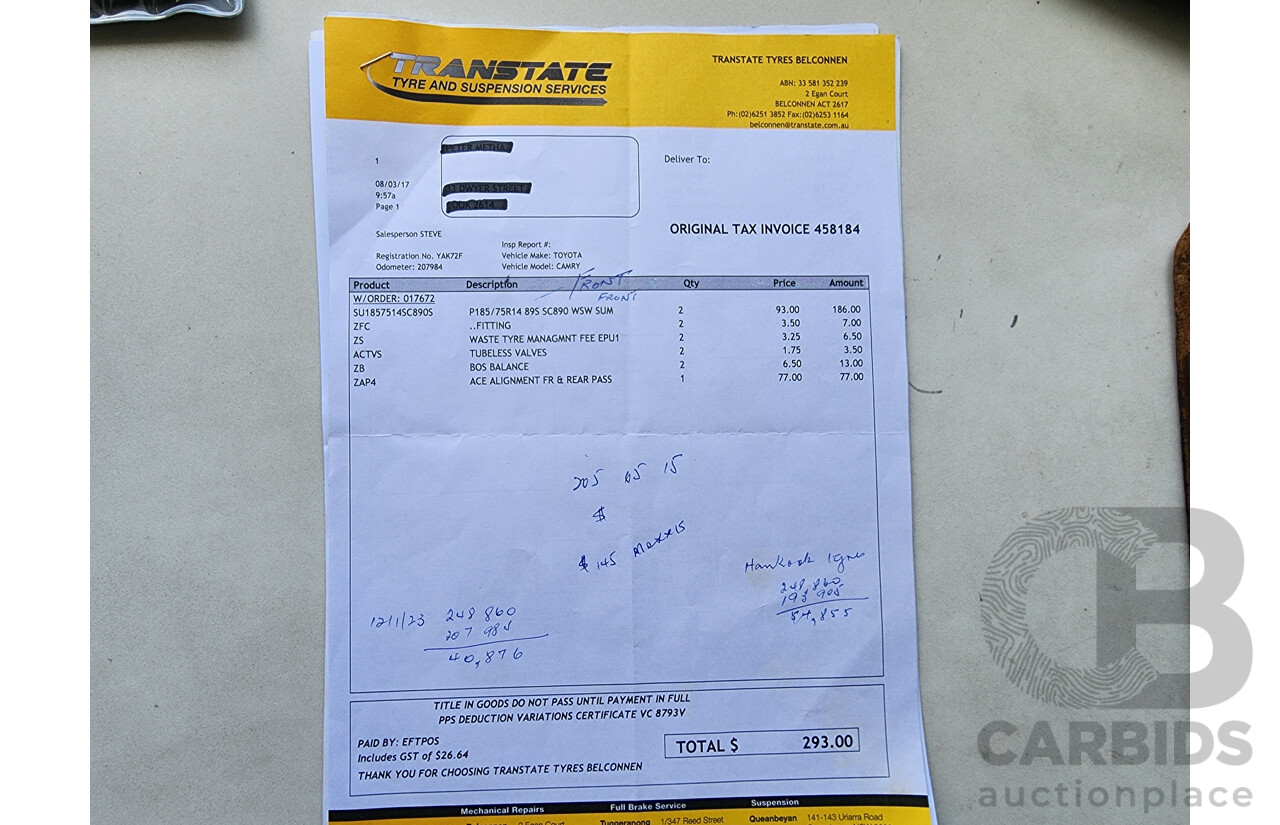 12/1998 Toyota Camry CSi SXV20R 4d Sedan Silver 2.2L