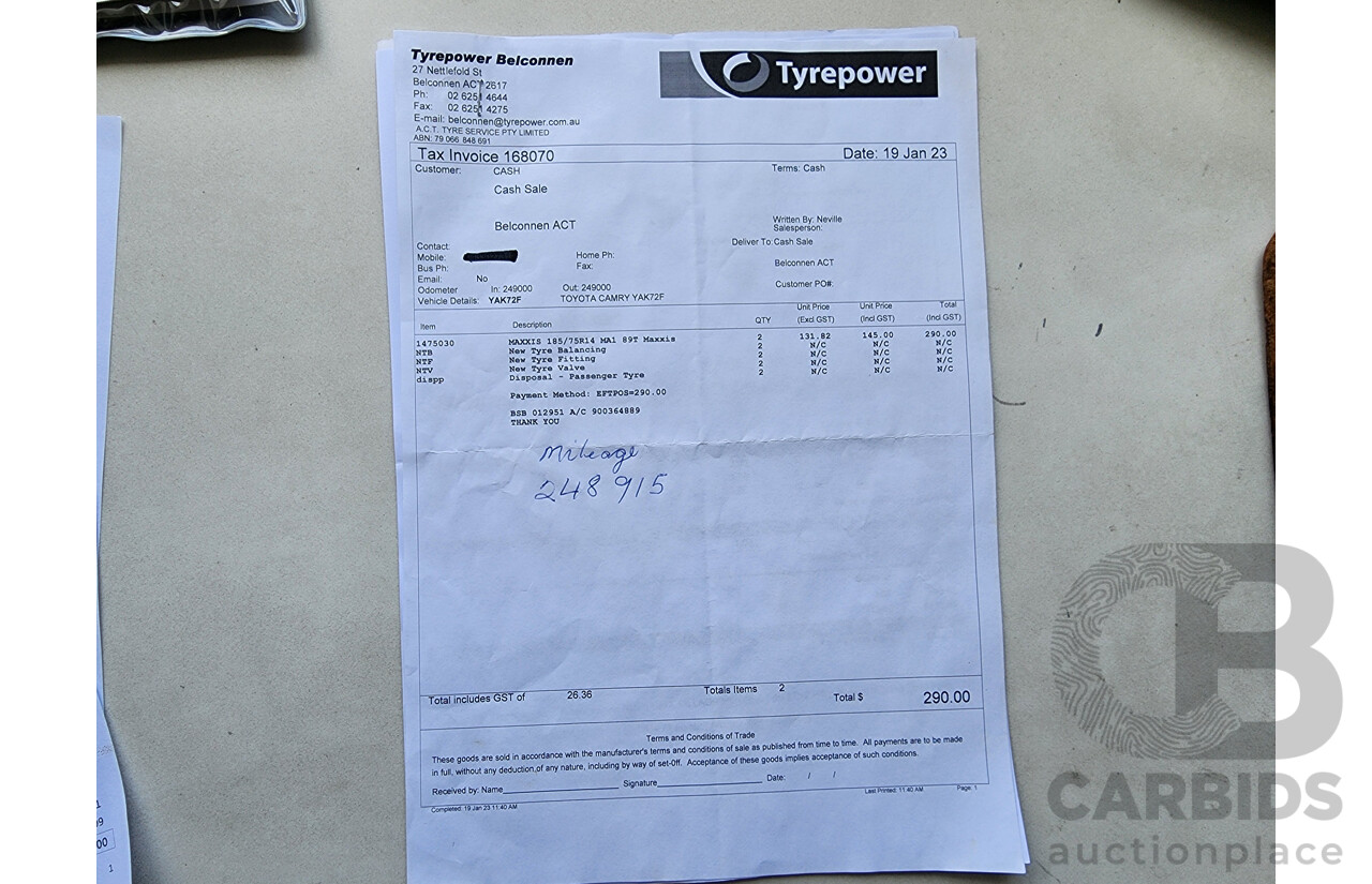 12/1998 Toyota Camry CSi SXV20R 4d Sedan Silver 2.2L