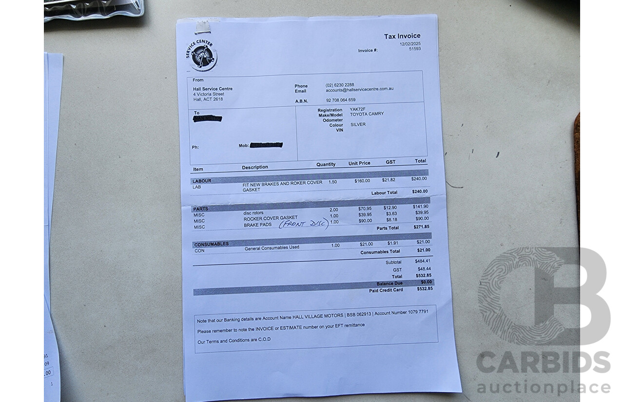 12/1998 Toyota Camry CSi SXV20R 4d Sedan Silver 2.2L