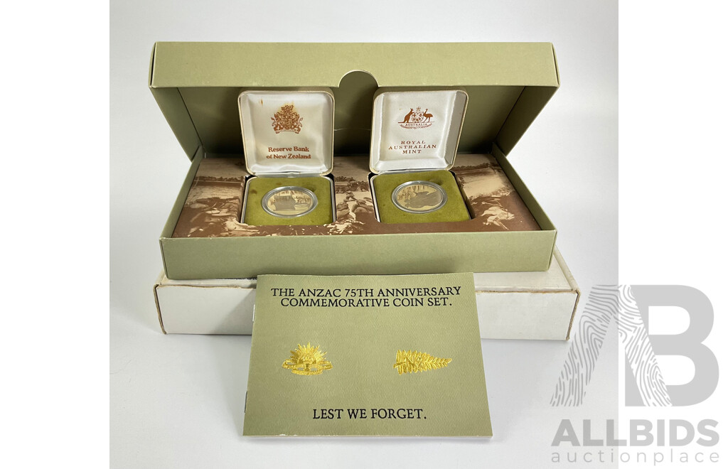 Australian 1990 75 Years of ANZAC Coins