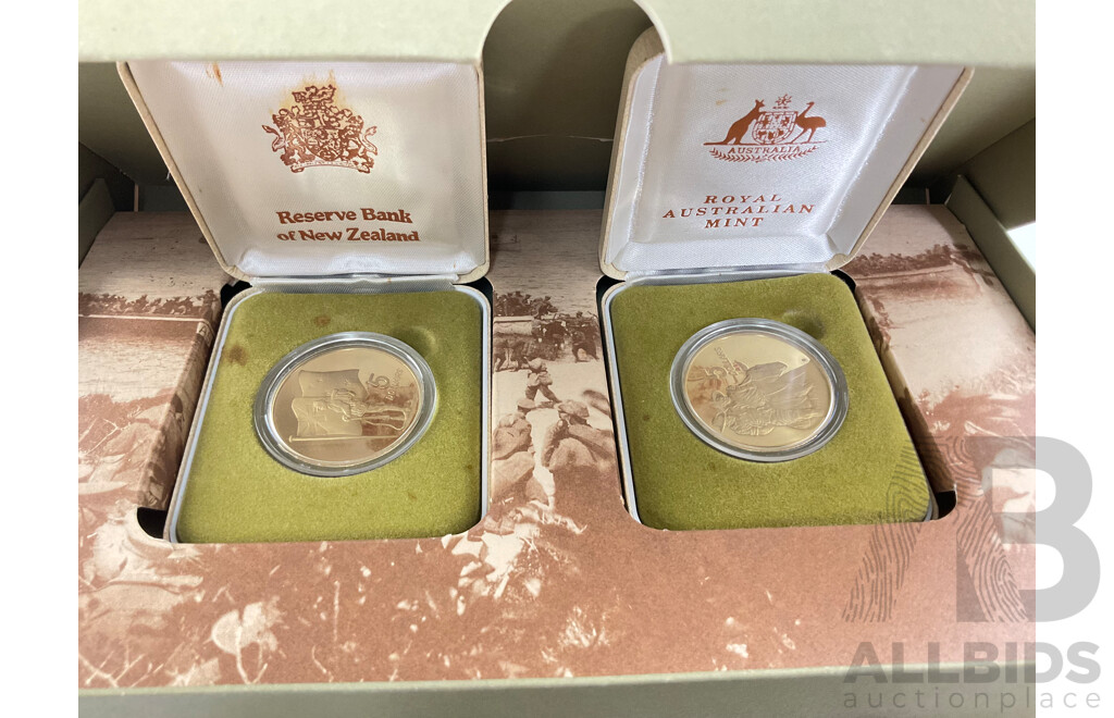 Australian 1990 75 Years of ANZAC Coins