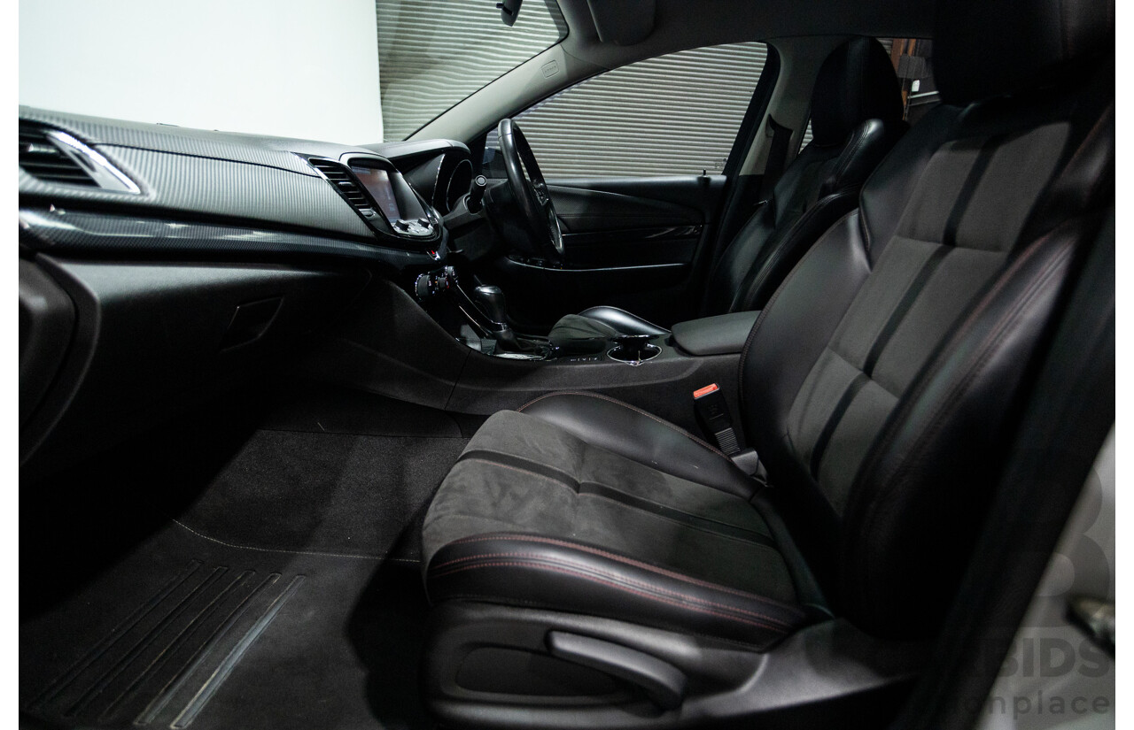 10/2016 Holden Commodore SV6 BLACK EDITION RWD VFII MY16 4D Sedan Heron White 3.6L