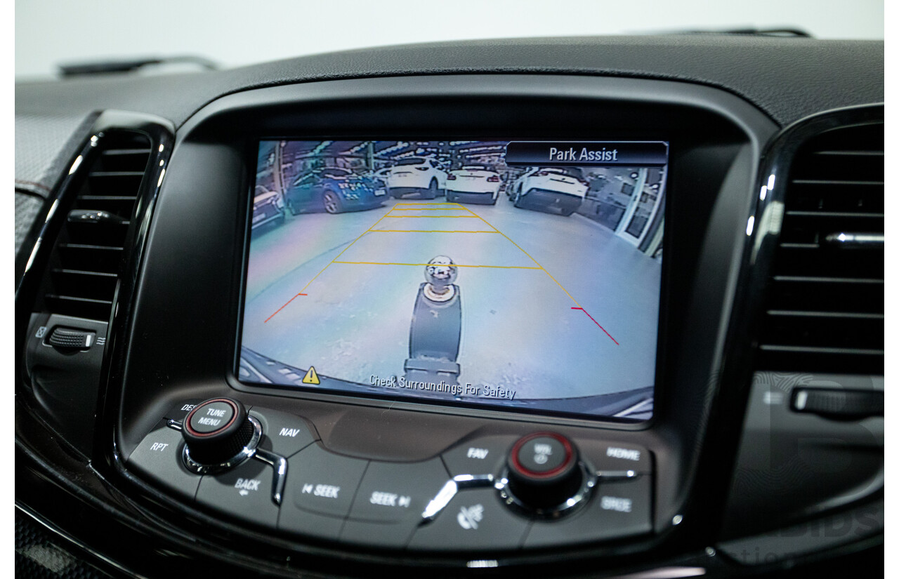 10/2016 Holden Commodore SV6 BLACK EDITION RWD VFII MY16 4D Sedan Heron White 3.6L