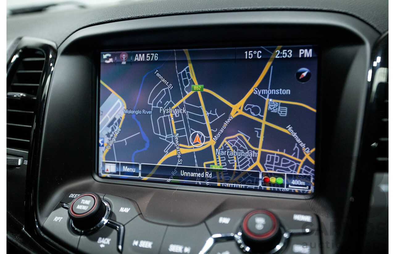 10/2016 Holden Commodore SV6 BLACK EDITION RWD VFII MY16 4D Sedan Heron White 3.6L