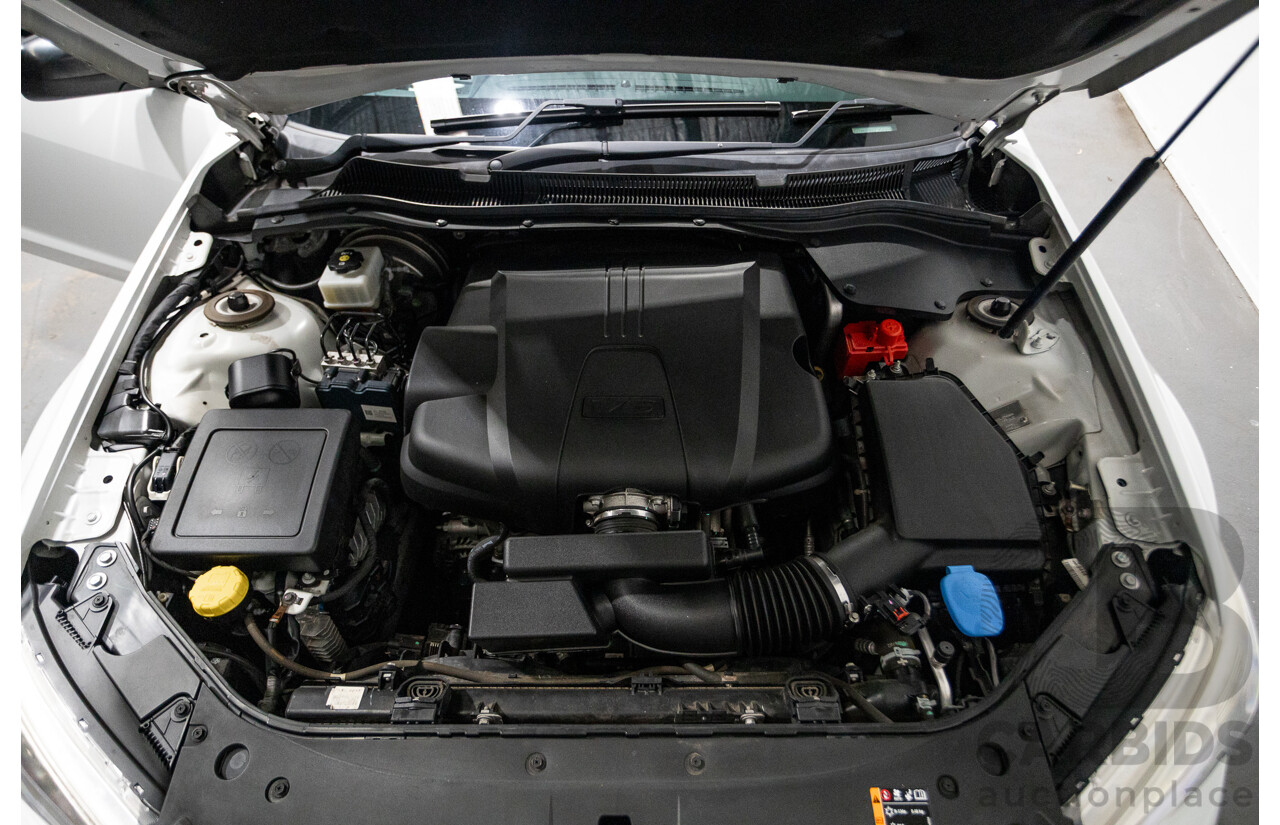 10/2016 Holden Commodore SV6 BLACK EDITION RWD VFII MY16 4D Sedan Heron White 3.6L