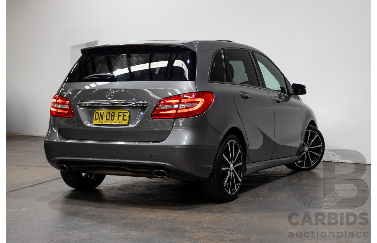 6/2014 Mercedes-Benz B250 246 MY14 5d Hatchback Mountain Metallic Grey 2.0L