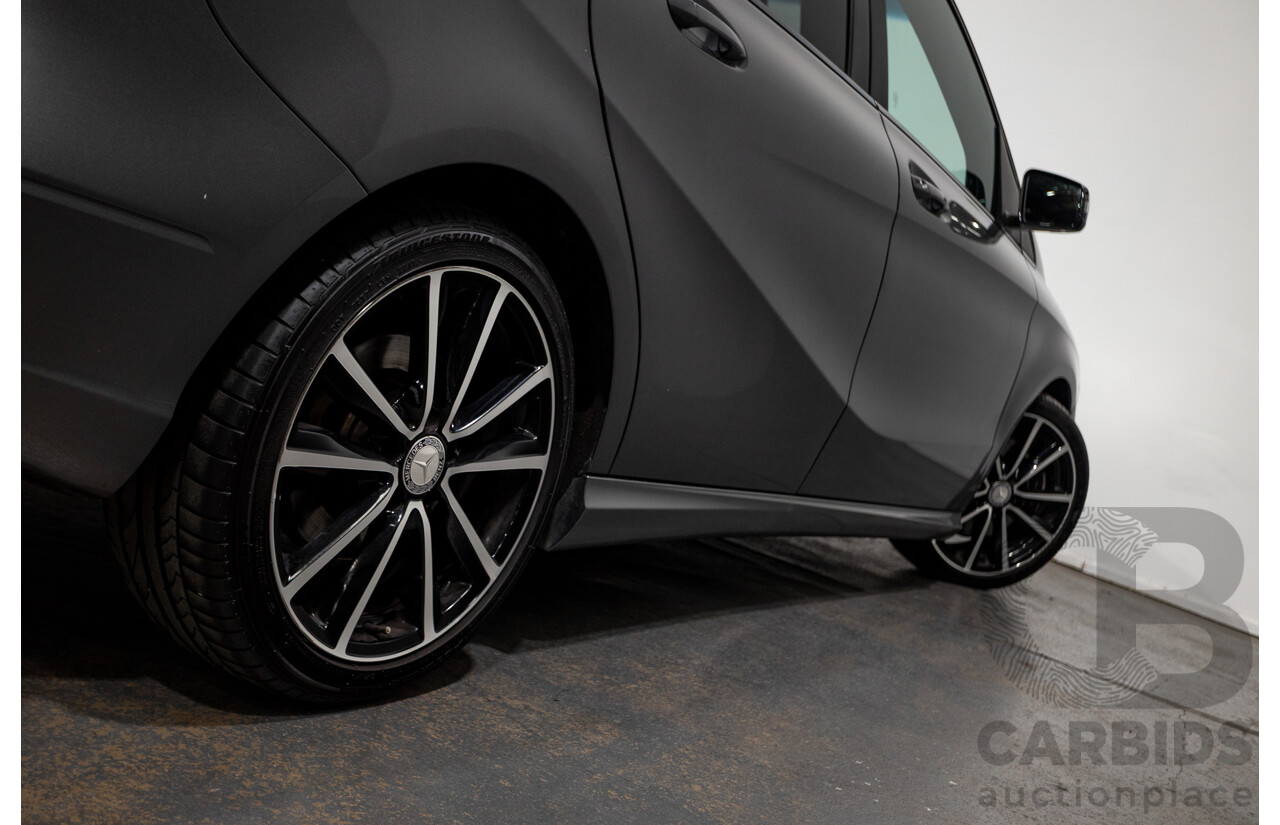 6/2014 Mercedes-Benz B250  246 MY14 5d Hatchback Mountain Metallic Grey 2.0L