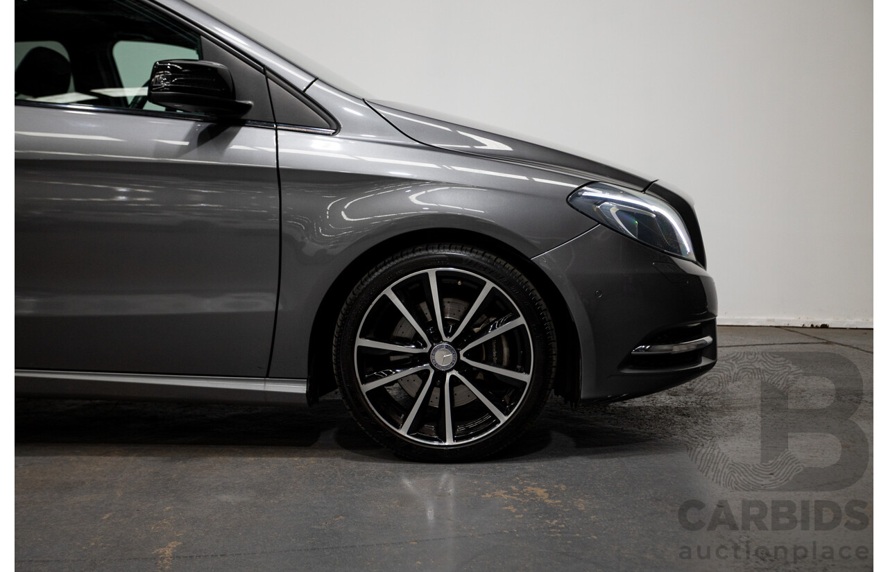 6/2014 Mercedes-Benz B250  246 MY14 5d Hatchback Mountain Metallic Grey 2.0L