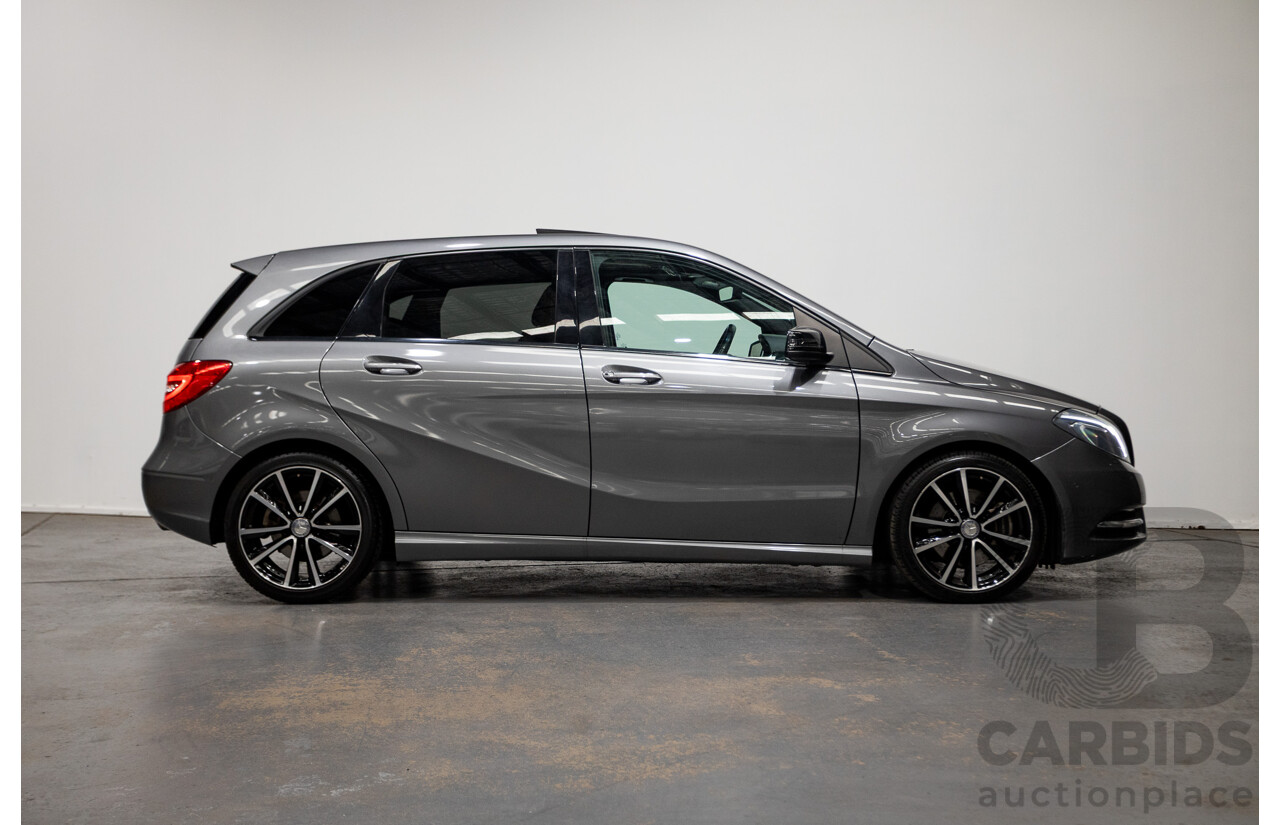 6/2014 Mercedes-Benz B250  246 MY14 5d Hatchback Mountain Metallic Grey 2.0L
