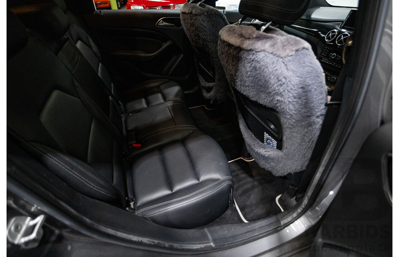 6/2014 Mercedes-Benz B250  246 MY14 5d Hatchback Mountain Metallic Grey 2.0L