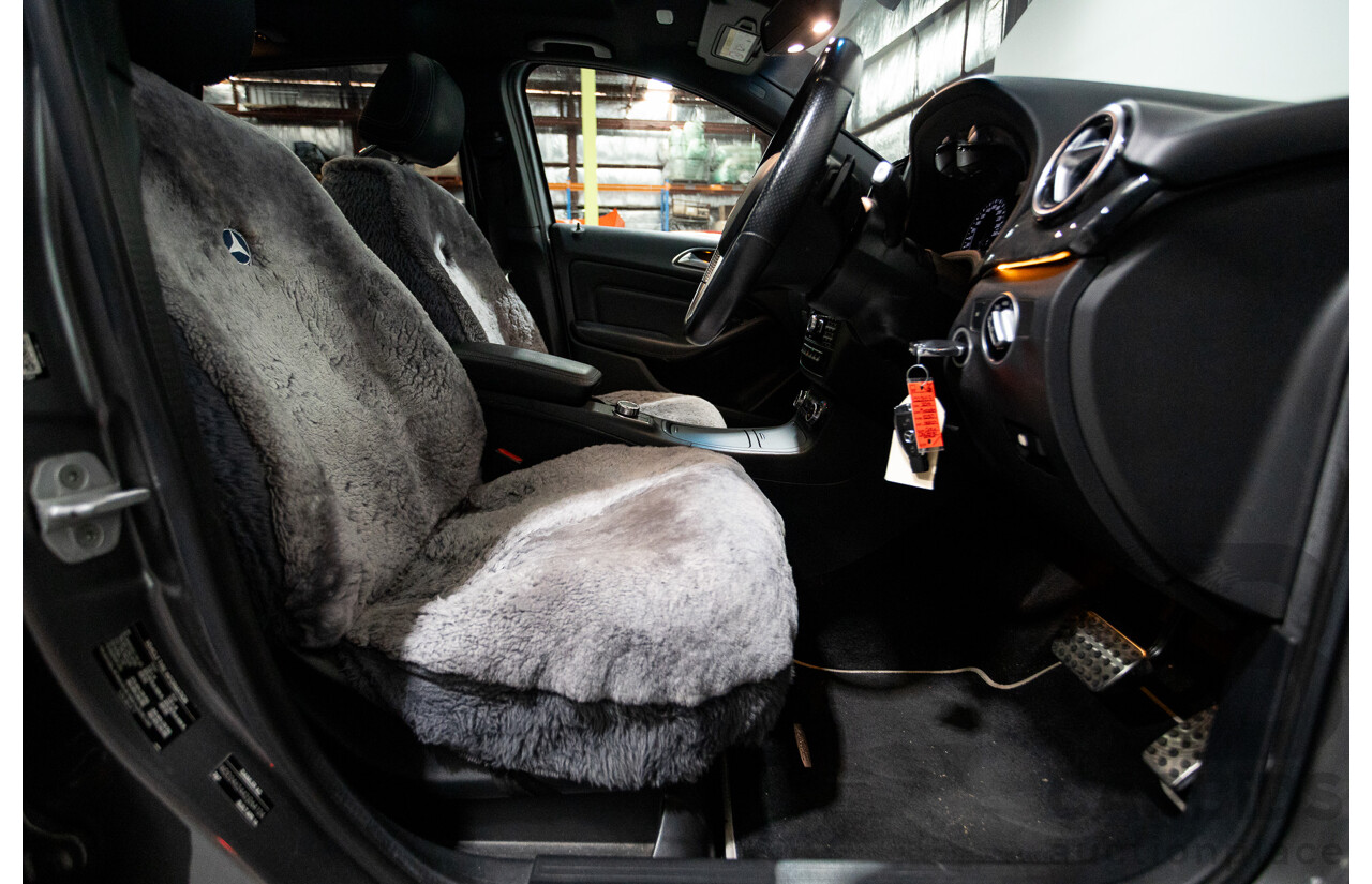 6/2014 Mercedes-Benz B250  246 MY14 5d Hatchback Mountain Metallic Grey 2.0L