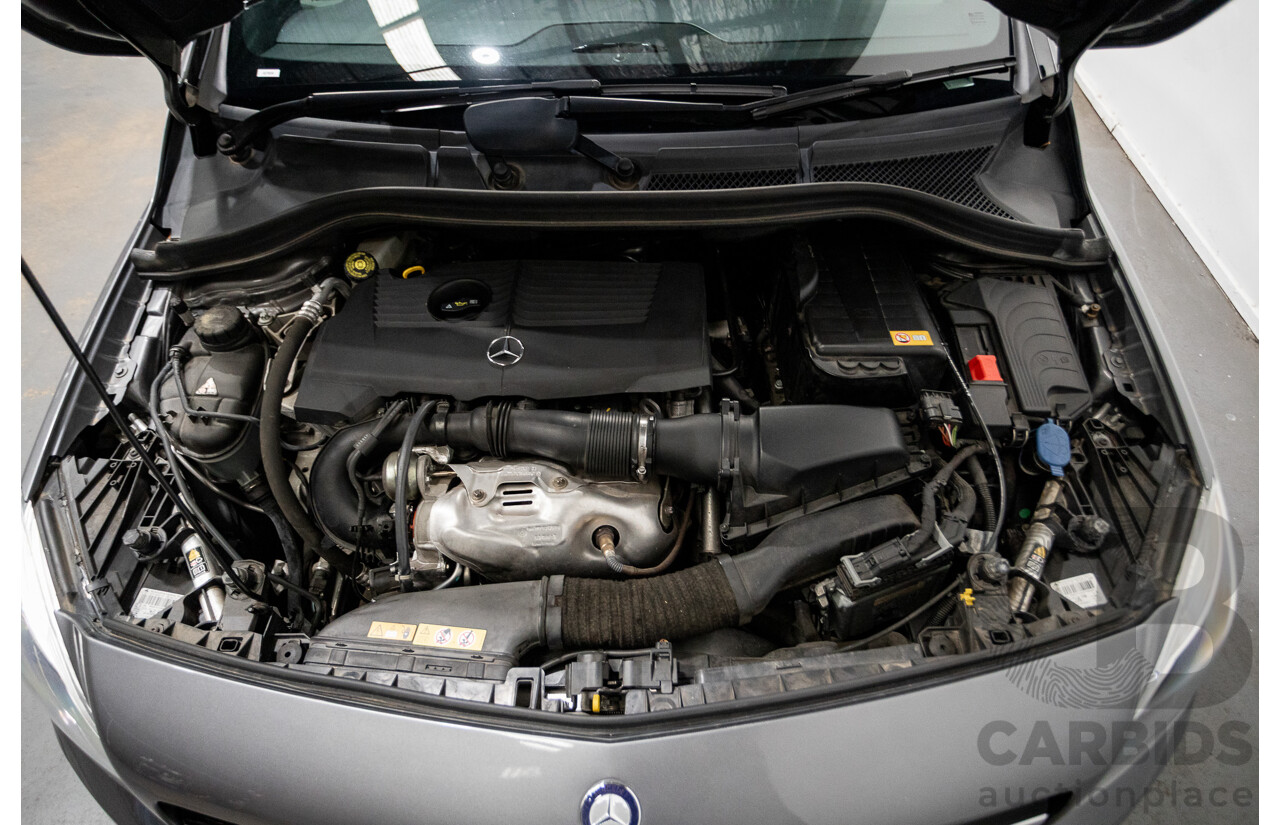 6/2014 Mercedes-Benz B250  246 MY14 5d Hatchback Mountain Metallic Grey 2.0L