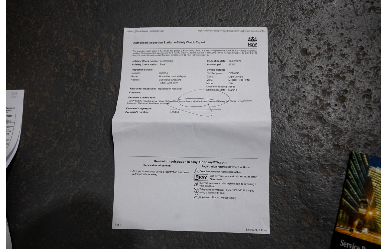 6/2014 Mercedes-Benz B250  246 MY14 5d Hatchback Mountain Metallic Grey 2.0L