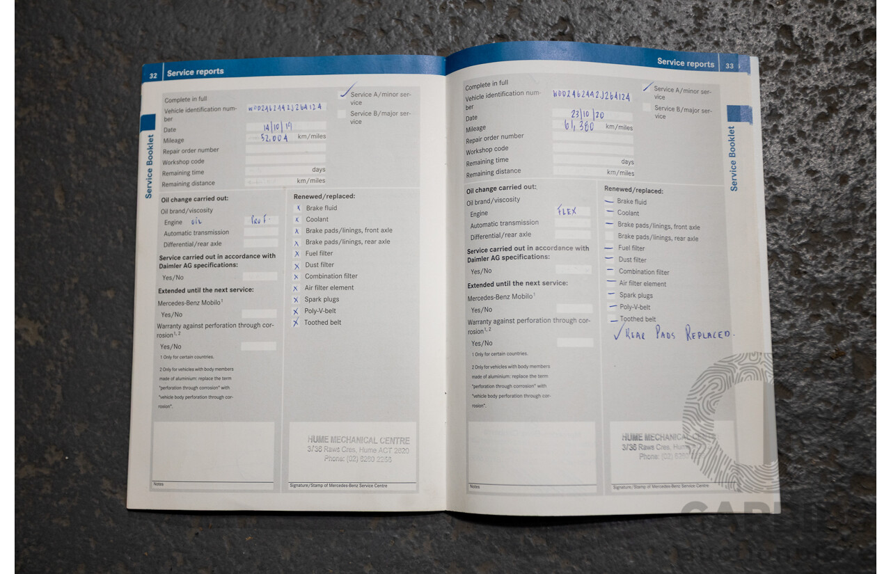 6/2014 Mercedes-Benz B250  246 MY14 5d Hatchback Mountain Metallic Grey 2.0L