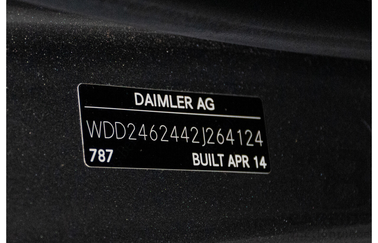 6/2014 Mercedes-Benz B250  246 MY14 5d Hatchback Mountain Metallic Grey 2.0L