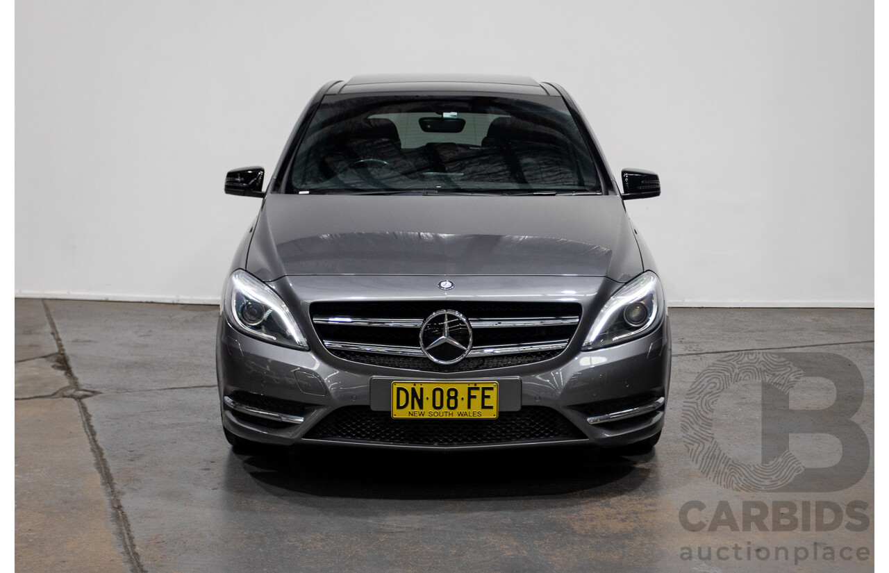 6/2014 Mercedes-Benz B250 246 MY14 5d Hatchback Mountain Metallic Grey 2.0L