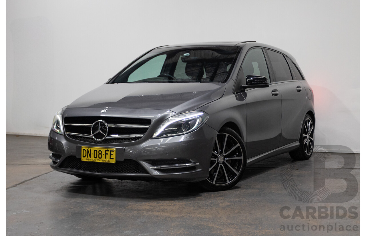 6/2014 Mercedes-Benz B250 246 MY14 5d Hatchback Mountain Metallic Grey 2.0L