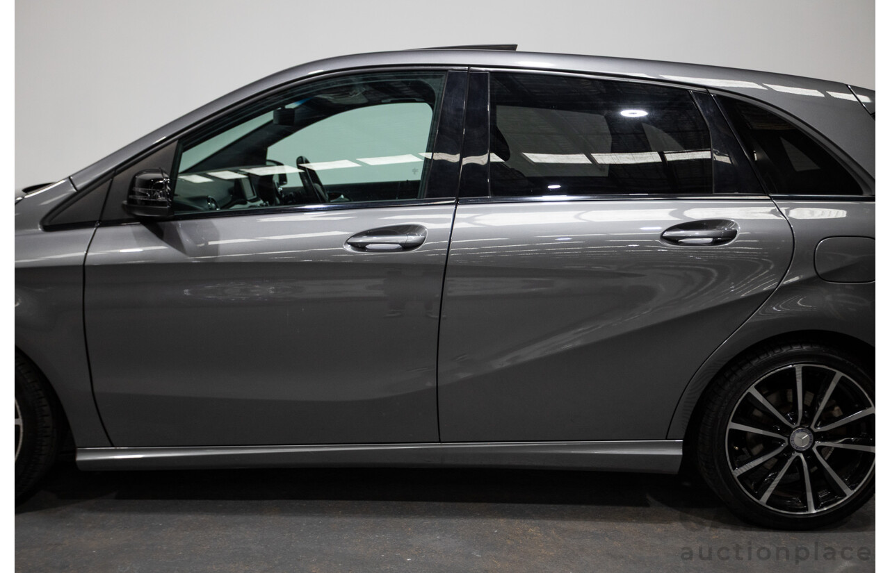 6/2014 Mercedes-Benz B250  246 MY14 5d Hatchback Mountain Metallic Grey 2.0L