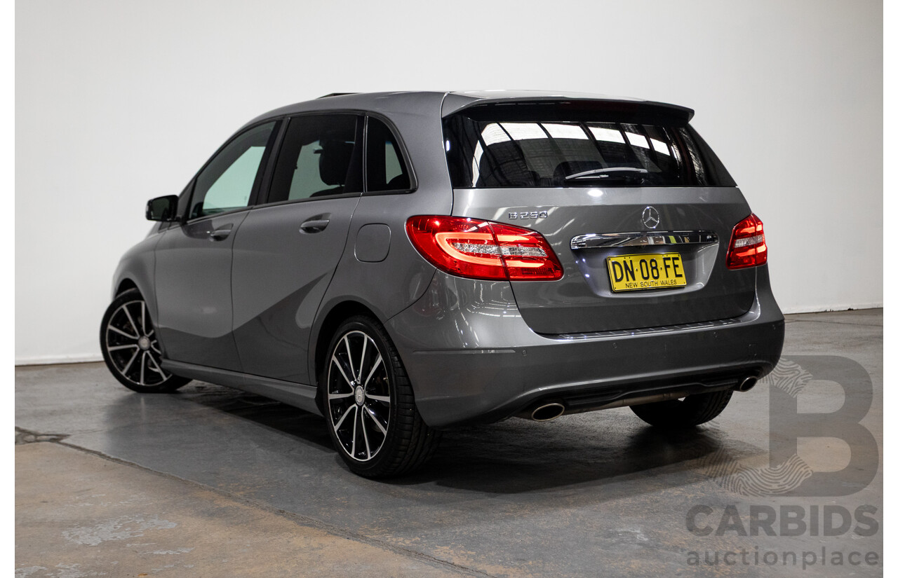6/2014 Mercedes-Benz B250 246 MY14 5d Hatchback Mountain Metallic Grey 2.0L