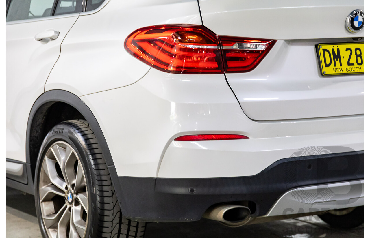 1/2015 BMW X4 Xdrive 20d (AWD) F26 MY15 5d Coupe Mineral White Metallic Turbo Diesel 2.0L