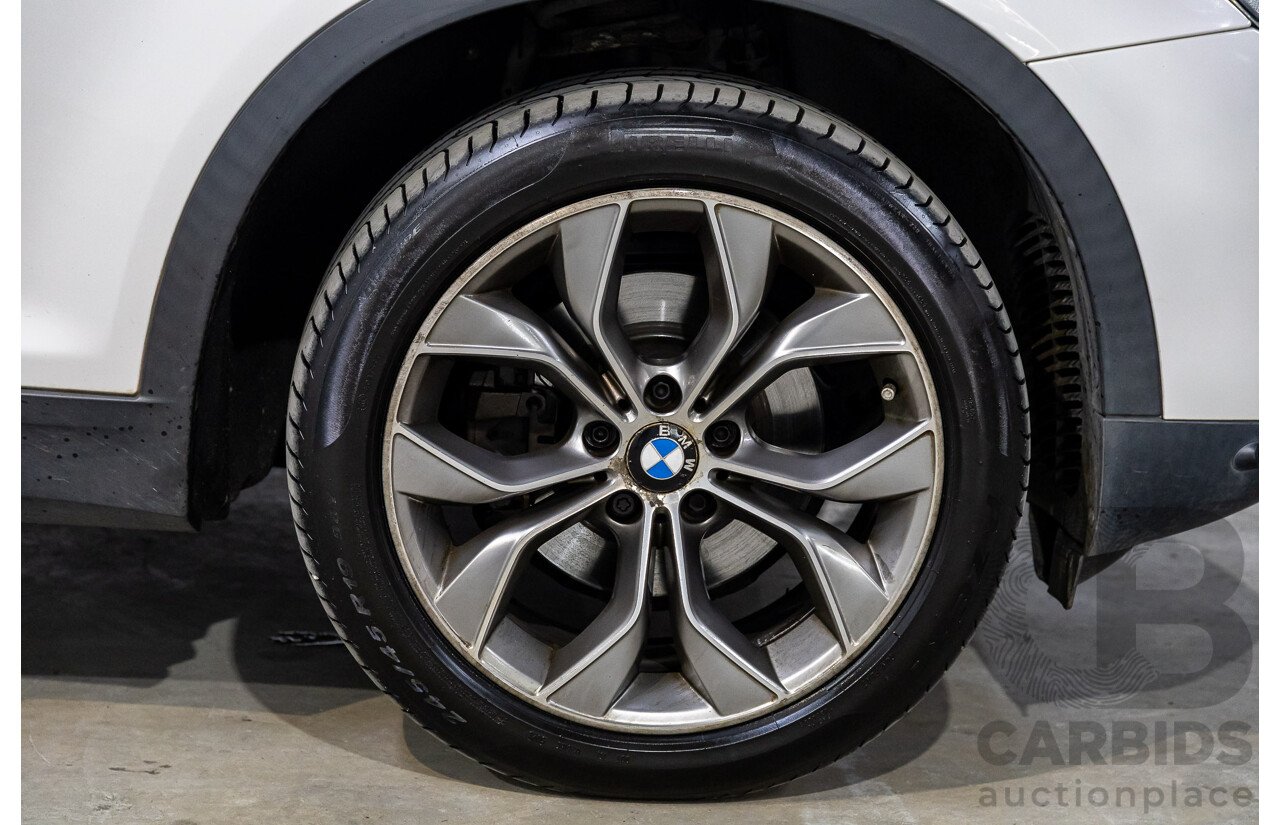 1/2015 BMW X4 Xdrive 20d (AWD) F26 MY15 5d Coupe Mineral White Metallic Turbo Diesel 2.0L