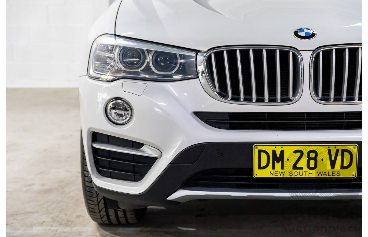 1/2015 BMW X4 Xdrive 20d (AWD) F26 MY15 5d Coupe Mineral White Metallic Turbo Diesel 2.0L