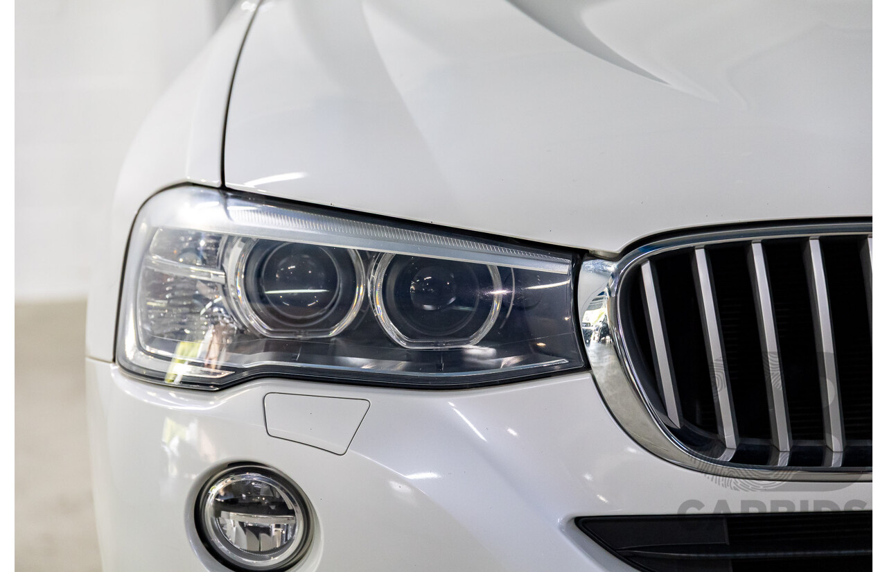 1/2015 BMW X4 Xdrive 20d (AWD) F26 MY15 5d Coupe Mineral White Metallic Turbo Diesel 2.0L