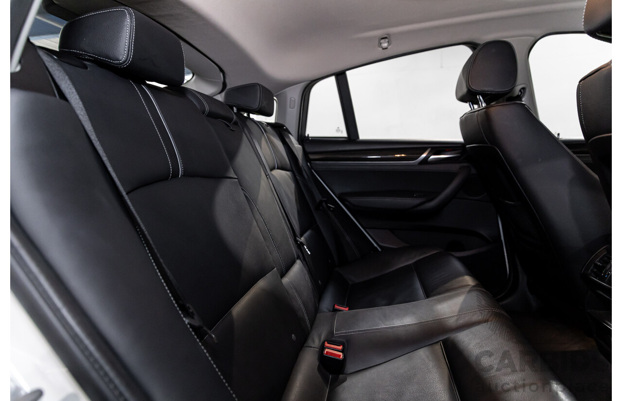 1/2015 BMW X4 Xdrive 20d (AWD) F26 MY15 5d Coupe Mineral White Metallic Turbo Diesel 2.0L