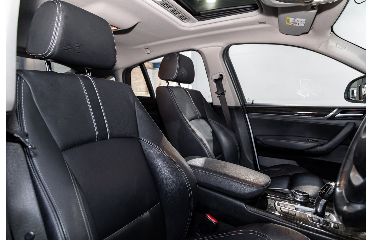 1/2015 BMW X4 Xdrive 20d (AWD) F26 MY15 5d Coupe Mineral White Metallic Turbo Diesel 2.0L