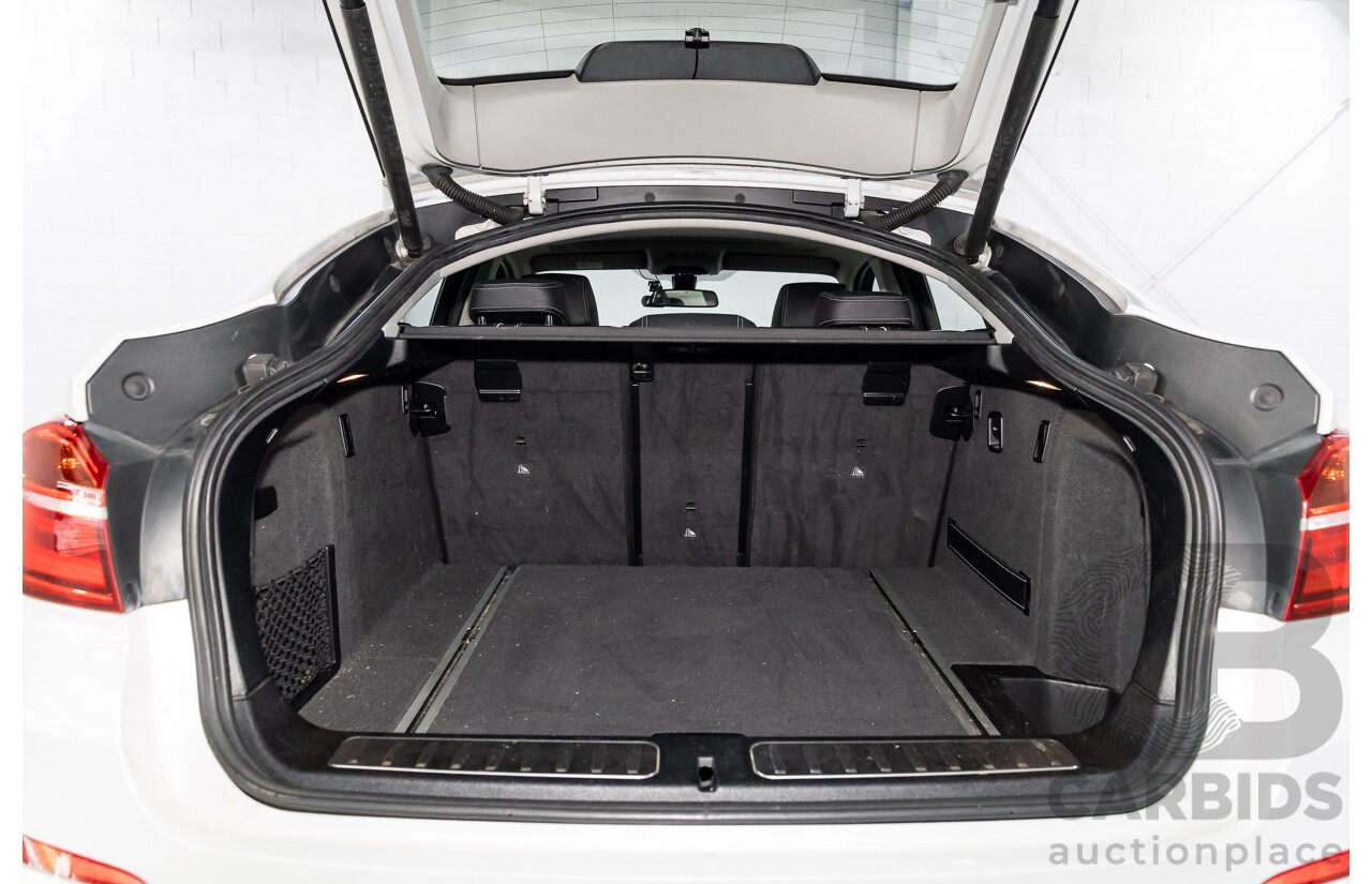 1/2015 BMW X4 Xdrive 20d (AWD) F26 MY15 5d Coupe Mineral White Metallic Turbo Diesel 2.0L