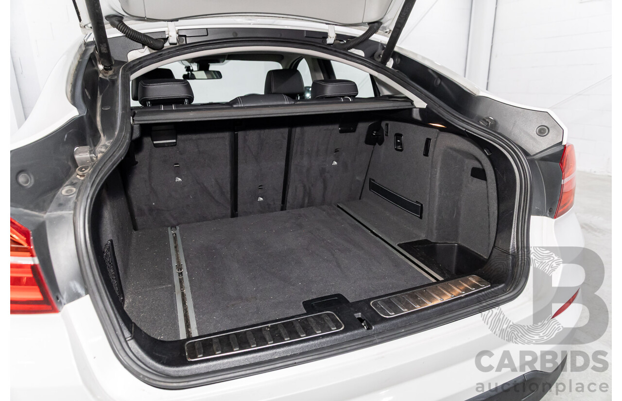 1/2015 BMW X4 Xdrive 20d (AWD) F26 MY15 5d Coupe Mineral White Metallic Turbo Diesel 2.0L