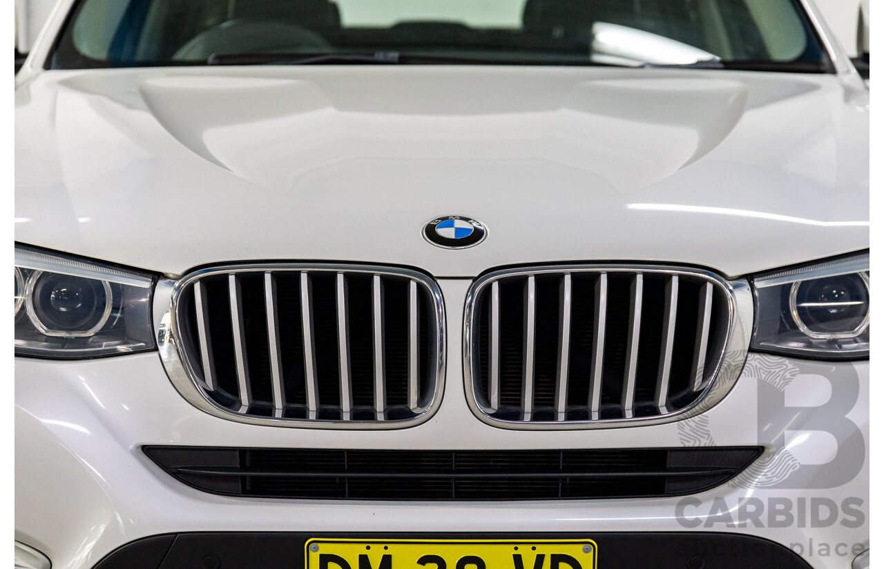 1/2015 BMW X4 Xdrive 20d (AWD) F26 MY15 5d Coupe Mineral White Metallic Turbo Diesel 2.0L
