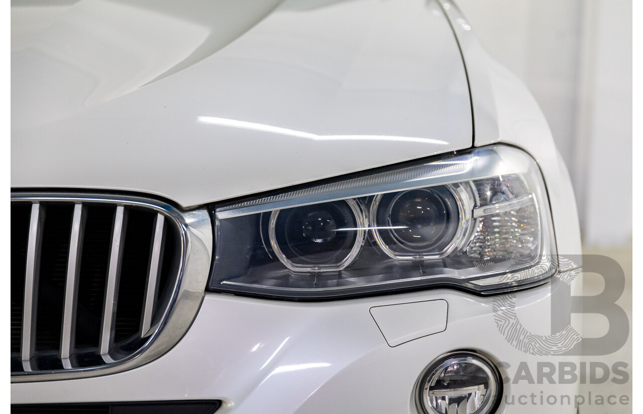 1/2015 BMW X4 Xdrive 20d (AWD) F26 MY15 5d Coupe Mineral White Metallic Turbo Diesel 2.0L