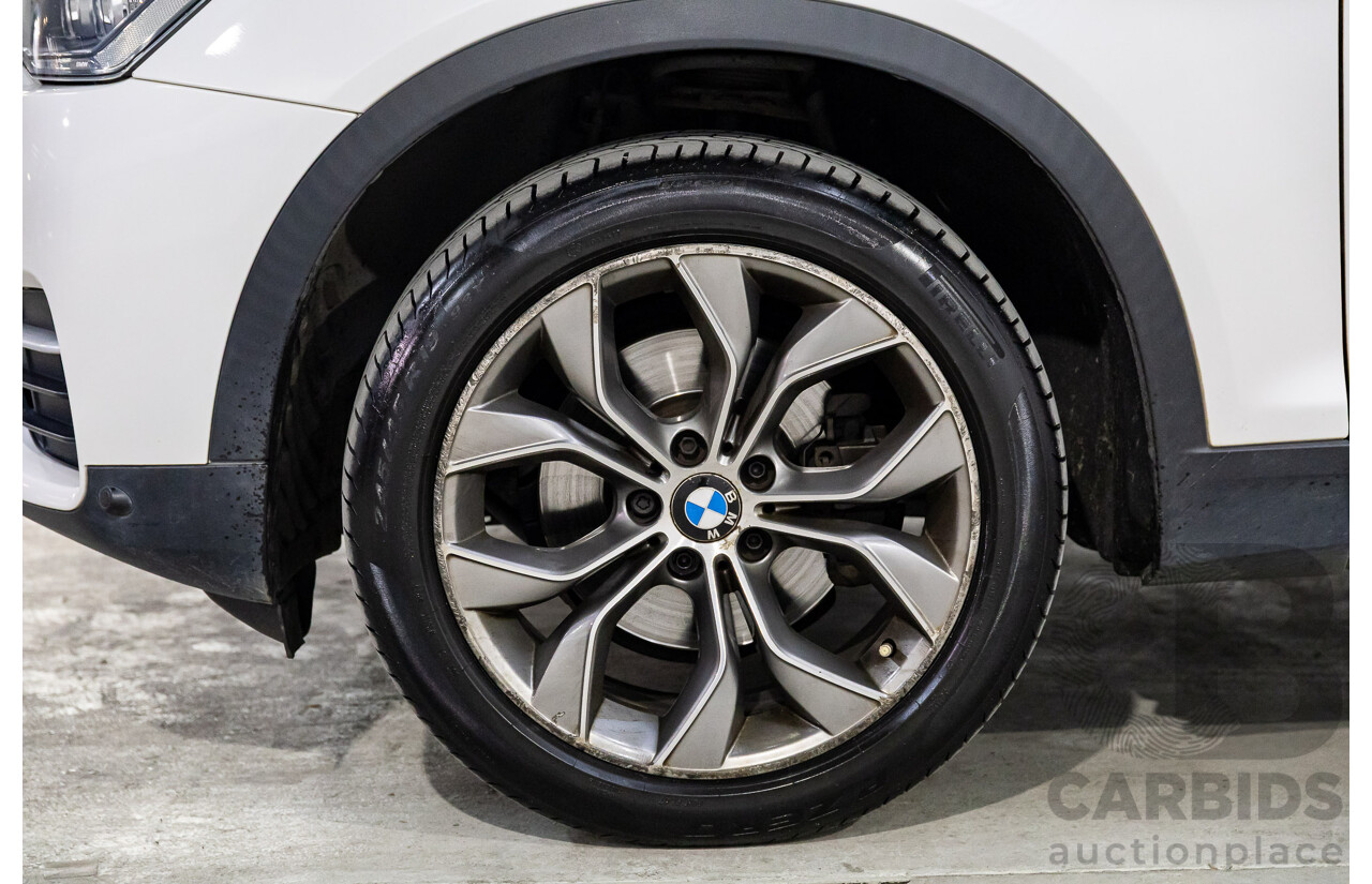 1/2015 BMW X4 Xdrive 20d (AWD) F26 MY15 5d Coupe Mineral White Metallic Turbo Diesel 2.0L