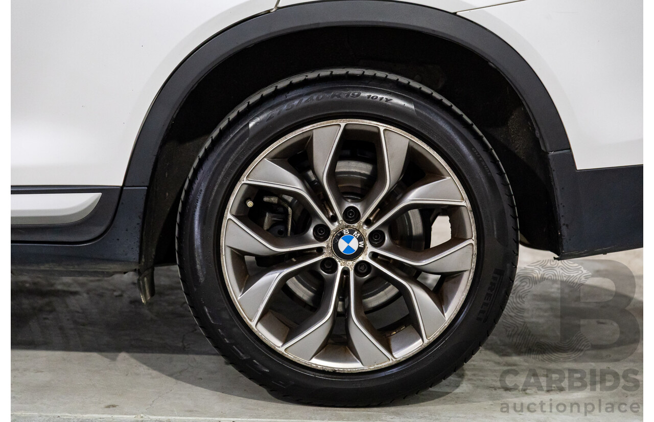 1/2015 BMW X4 Xdrive 20d (AWD) F26 MY15 5d Coupe Mineral White Metallic Turbo Diesel 2.0L