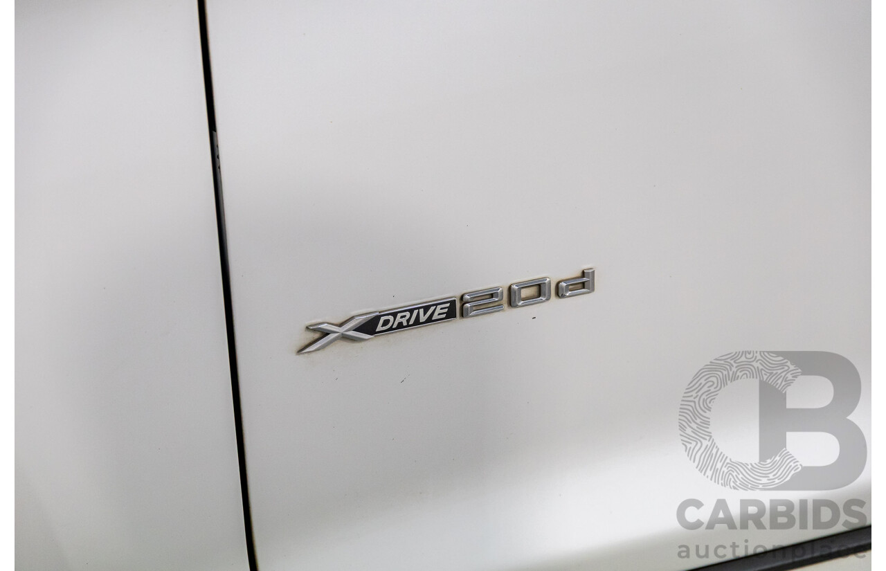 1/2015 BMW X4 Xdrive 20d (AWD) F26 MY15 5d Coupe Mineral White Metallic Turbo Diesel 2.0L